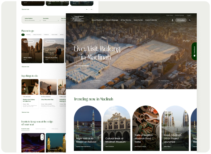 Zafyre website design preview